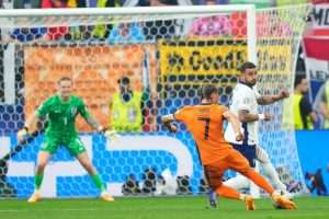 NIZOZEMSKA SE VRAĆA DOMA: Engleska s 2:1 savladala Nizozemsku i izborila finale Europskog prvenstva Detalj s utakmice Nizozemske i Engleske / Foto: Anadolu
