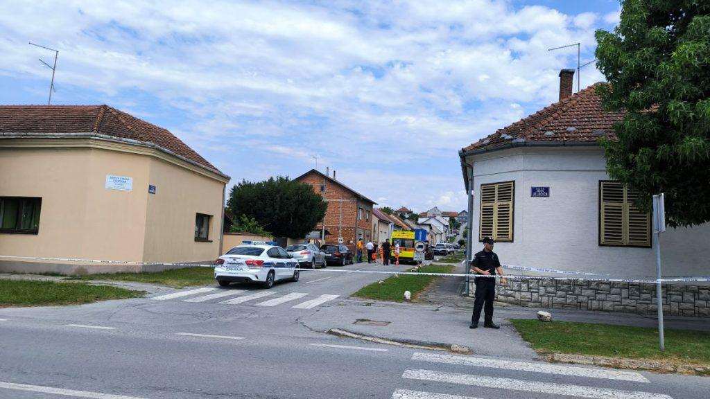 Mjesto zločina u Daruvaru / Foto: Hina