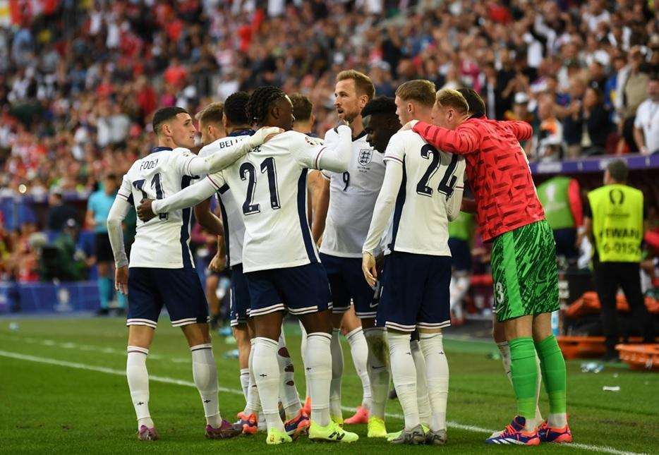 Engleska - Švicarska, četvrtfinale Europskog nogometnog prvenstva./ Foto: Anadolu