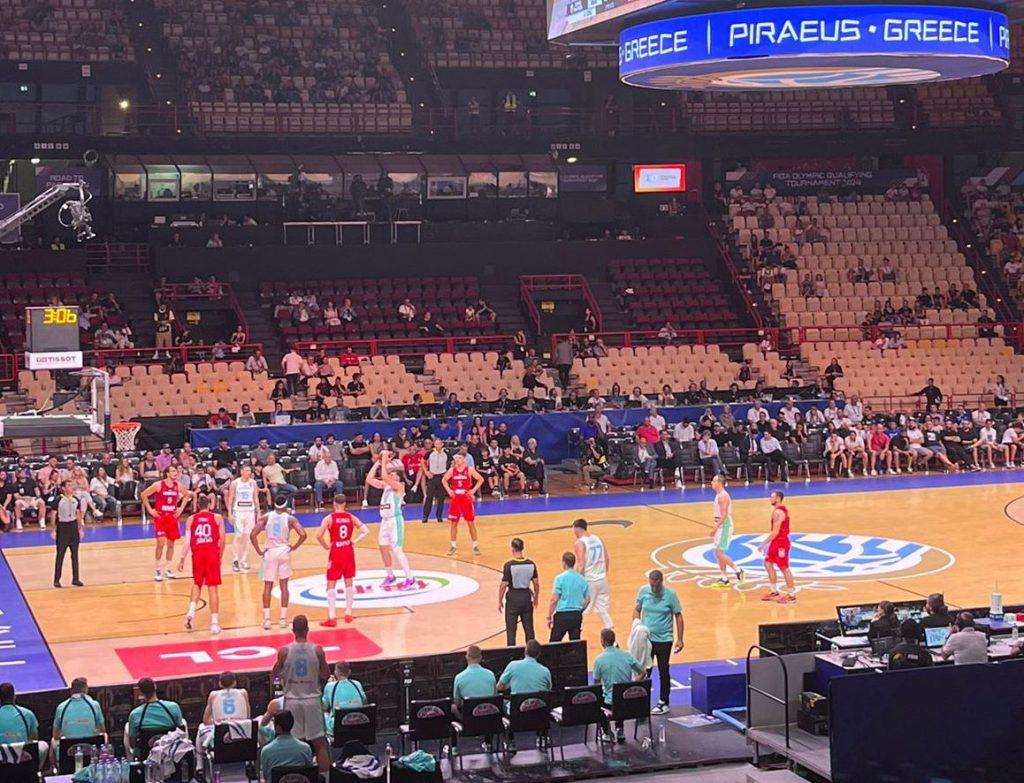 Utakmica kvalifikacijskog turnira košarkaša za OI: Hrvatska - Slovenija/ Foto: Hina