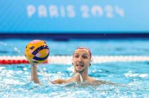 VELIKA POBJEDA HRVATSKE: Hrvatski vaterpolisti izborili polufinale nanijevši Španjolskoj prvi poraz na OI Hrvatski vratar Marko Bijač / Foto; Hina