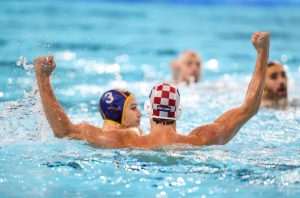 VELIKA POBJEDA HRVATSKE: Hrvatski vaterpolisti izborili polufinale nanijevši Španjolskoj prvi poraz na OI Maro Joković u utakmici Hrvatska - Španjolska / Foto: Hina