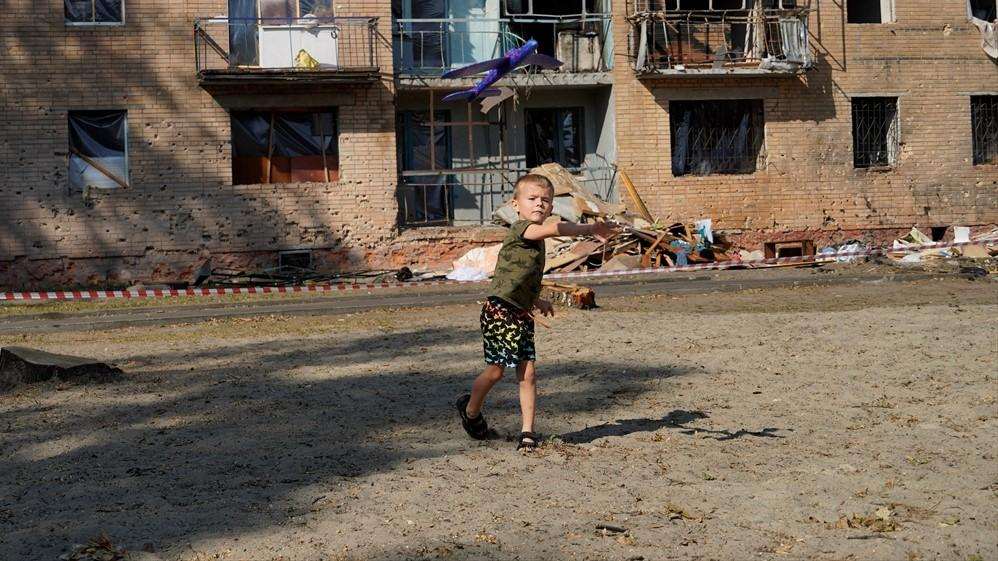 Pogođena stambena zgrada u Kursku / Foto: Anadolu