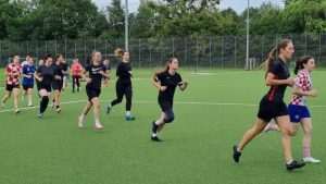 OSNOVANA ŽENSKA EKIPA CROATIJE MÜNCHEN: Prvom treningu odazvale se 22 djevojke u dobi od 13 do 30 godina Prvi probni trening ženske ekipe Croatije München / Foto: Fenix (SIM)