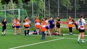 OSNOVANA ŽENSKA EKIPA CROATIJE MÜNCHEN: Prvom treningu odazvale se 22 djevojke u dobi od 13 do 30 godina Prvi probni trening ženske ekipe Croatije München / Foto: Fenix (SIM)
