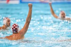 VELIKA POBJEDA HRVATSKE: Hrvatski vaterpolisti izborili polufinale nanijevši Španjolskoj prvi poraz na OI Slavlje hrvatskih vaterpolista / Foto: Hina