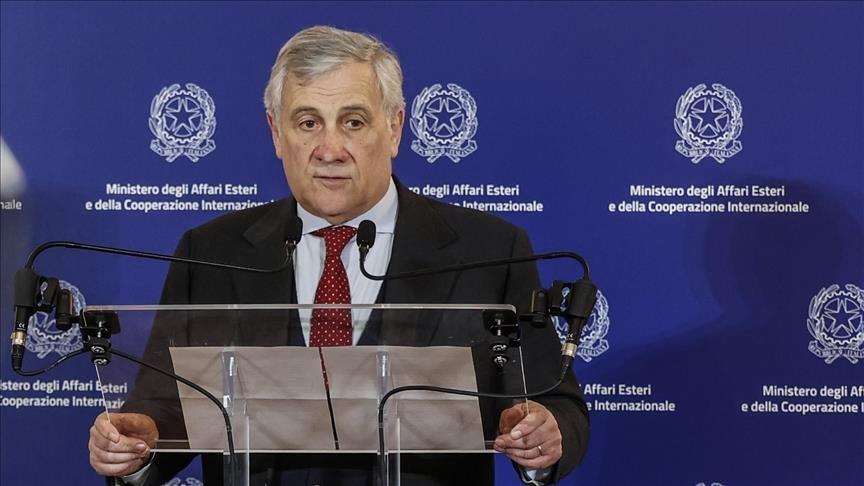 Talijanski ministar vanjskih poslova Antonio Tajani / Foto: Anadolia