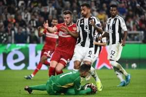 Detalj s utakmice Juventus - Stuttgart / Foto: Anadolu