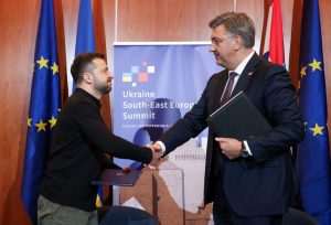 ZELENSKIJ DOPUTOVAO U HRVATSKU: Očekuje se usvajanje Dubrovačke deklaracije Volodimir Zelenskij i Andrej Plenković / Foto: Hina