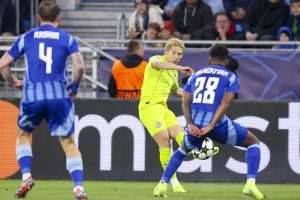 DINAMO PREGAZIO SLOVAN: Modra momčad u Bratislavi upisala veliku 4:1 pobjedu u Ligi prvaka Branič Dinama Takuya Ogiwara / Foto: Hina