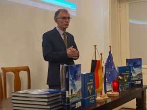Izložba fotografija „Mirna reintegracija i pravo na dom“ u prostorijama Veleposlanstva RH u Berlinu / Foto: Fenix (SIM)