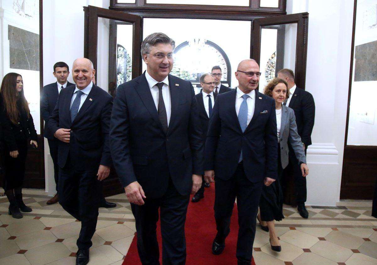Svečano otvorena obnovljena zgrada Ministarstva vanjskih i europskih poslova Hrvatske / Foto: Hina