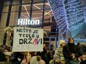 NA POZIV STUDENATA: Deseci tisuća na prosvjedu u Beogradu, među njima i poznati glumci beogradskih kazališta Prosvjed u Beogradu / Foto: Hina