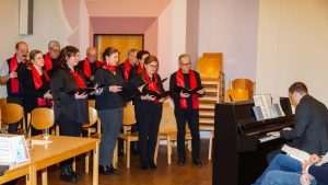 HKM ESSEN: Predstavljena knjiga „Plavi putnici“ vlč. Ivana Cestara Mješoviti zbor HKM Essen / Foto: Fenix (Z. Bosnić)