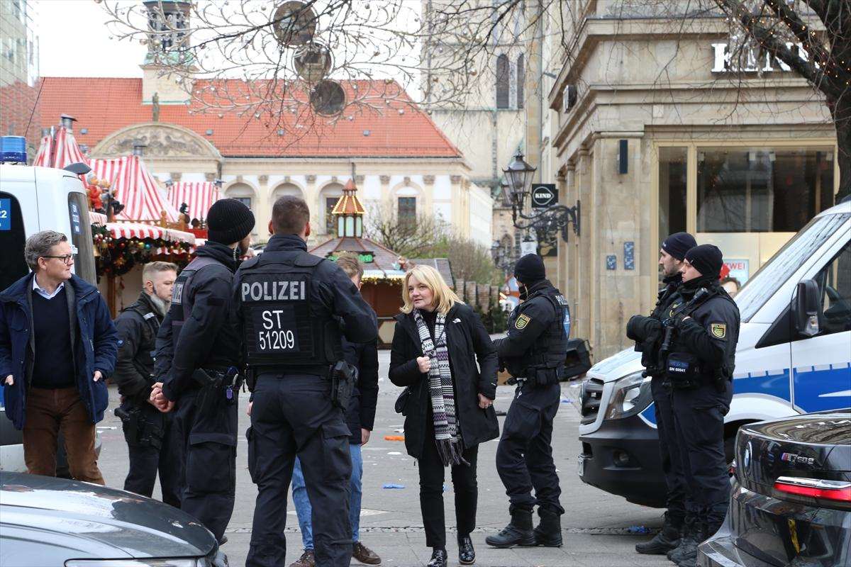 Policija na mjestu napada na Božićnom sajmu u Magdeburgu / Foto: Anadolu