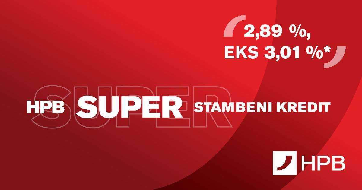 HPB- Super stambeni kredit / Foto: HPB