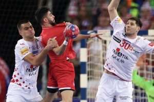 BRILJANTNA IGRA: Hrvatska rukometna reprezentacija pobjedom nad Bahrainom od 36-22 otvorila SP Mateo Maraš i Marko Mamić / Foto: Hina