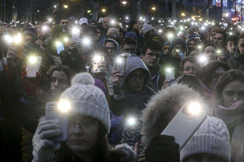 Studenti pristižu u Beograd na najavljeni prosvjed (ILUSTRACIJA) / Foto: Anadolu