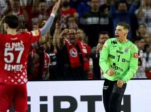 HRVATSKI RUKOMETAŠI IZBACILI FRANCUZE I ISPISALI POVIJEST: Nakon 16 godina Hrvatska će u Oslu igrati finale Svjetskog prvenstva Filip Glavaš i Dominik Kuzmanović / Foto: Hina