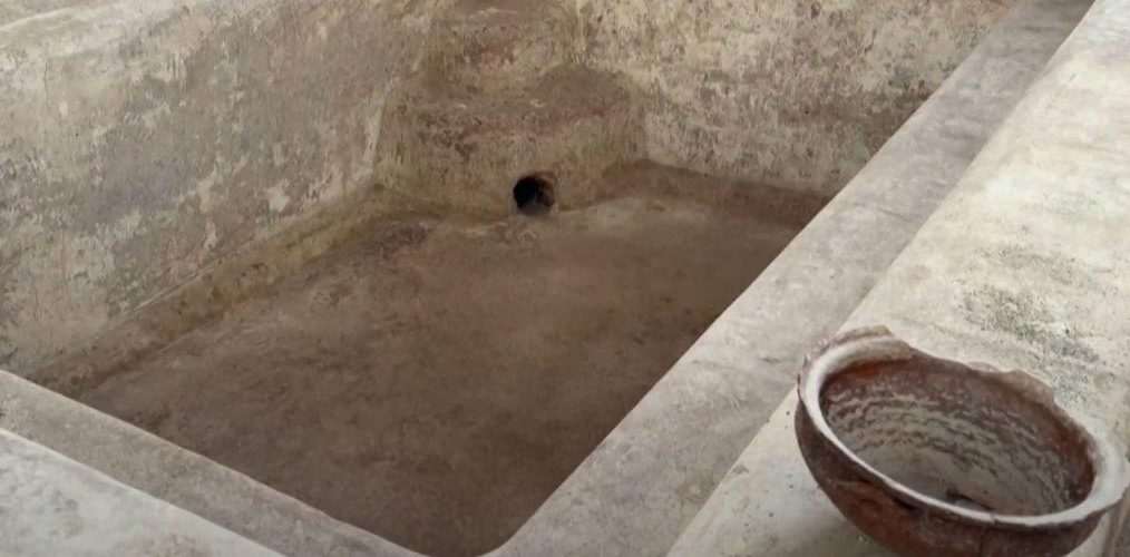 Arheolozi su u antičkom rimskom gradu Pompejima u Italiji otkrili raskošno privatno kupalište / Foto: PR/Video
