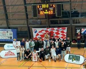 POVIJESNA POBJEDA: Košarkaši Croatije Hawks ispisali novu stranicu u klupskoj povijesti Košarkaši Croatije Hawks / Foto: Fenix (Mario Domnjak)