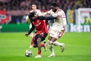 LIGA PRVAKA: Bayern i u Leverkusenu bolji od Bayera te se Interom izborio međusobni četvrtfinalni ogled Detalj s utakmice Bayer Leverkusen - Bayern München / Foto: Anadolu