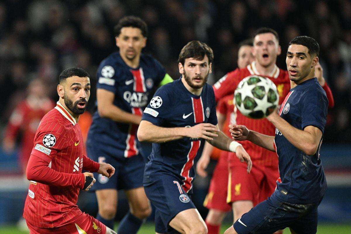 Detalj s utakmice PSG - Liverpool / Foto: Anadolu