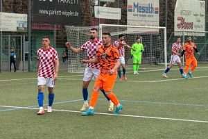 NAJAVA POČETKA BOLJIH DANA?: Euro pogotkom Ante Štrljića, Croatia Frankfurt uzela bod protiv drugoplasirane momčadi lige Detalj s utakmice Croatije i Germanije / Foto: Fenix (SIM)