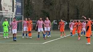 NAJAVA POČETKA BOLJIH DANA?: Euro pogotkom Ante Štrljića, Croatia Frankfurt uzela bod protiv drugoplasirane momčadi lige Detalj s utakmice Croatije i Germanije / Foto: Fenix (SIM)