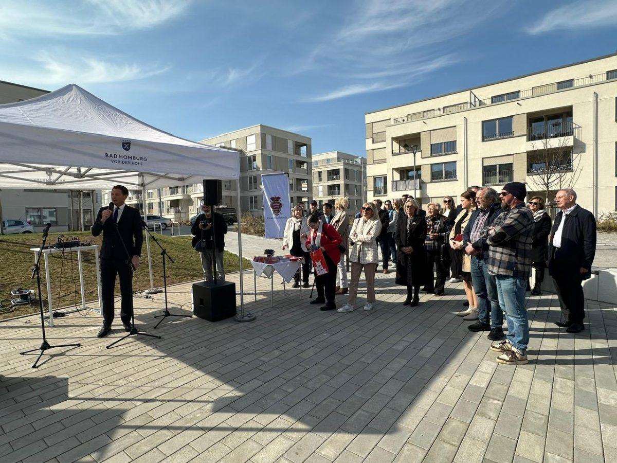 SVEČANO OTVOREN: „DUBROVNIKPLATZ“ U BAD HOMBURGU: Trajno svjedočanstvo prijateljstva dvaju gradova Otvaranje Dubrovačkog trg u Bad Homburgu / Foto: Fenix (SIM)