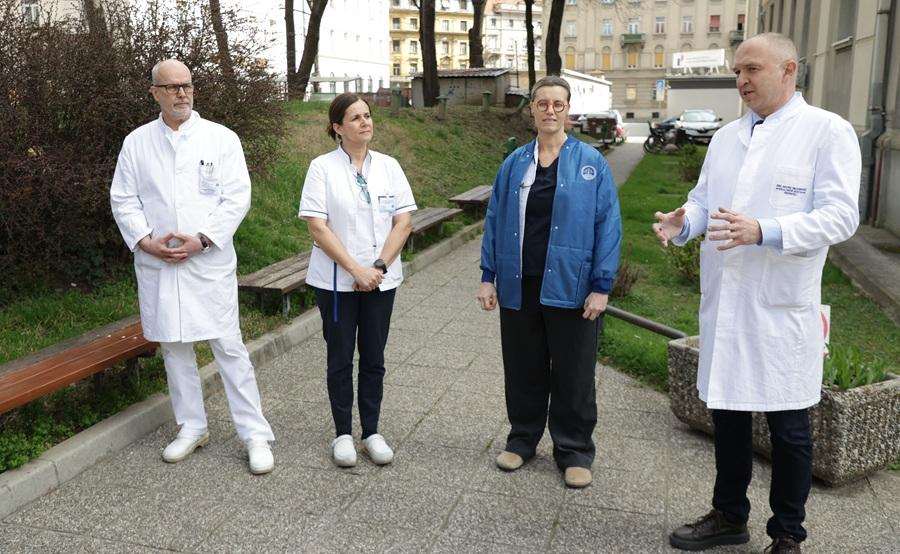 Konferencija za medije traumatologije KBC Sestre milosrdnice / Foto: Hina