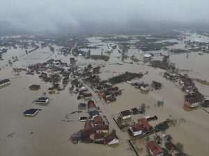 Poplave u Prijedoru/ Foto: Anadolu