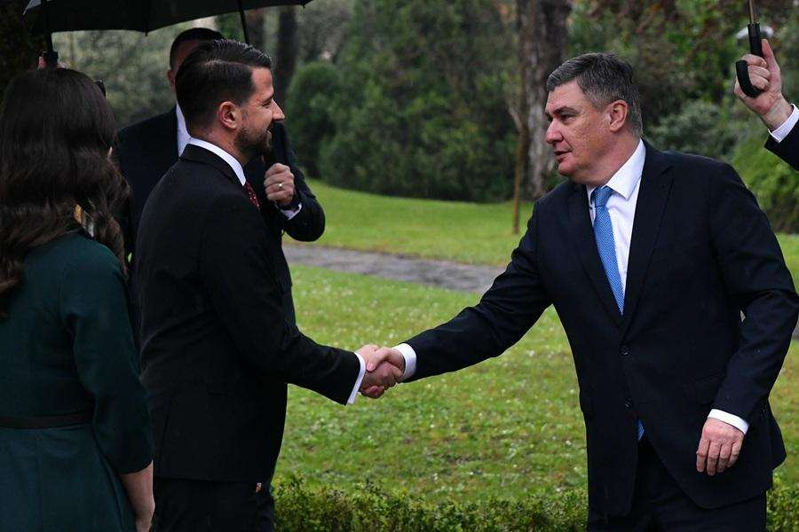 Jakov Milatović i Zoran Milanović / Foto: Hina
