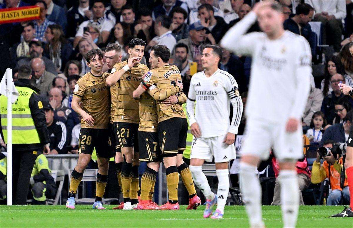Detalj s utakmice Real Madrid - Real Sociedad / Foto: Anadolu