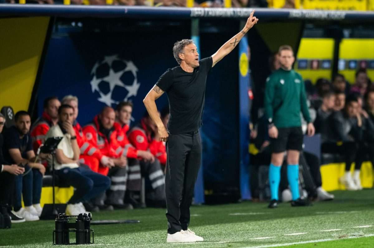 Trener PSG-a Luis Enrique / Foto: Anadolu