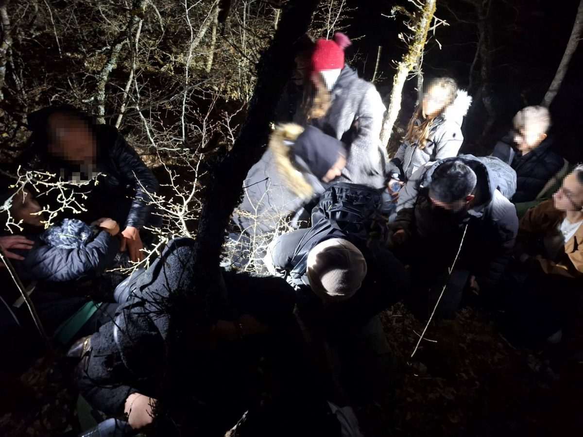Migranti koje je otkrila policija/ Foto: Granična policija BiH