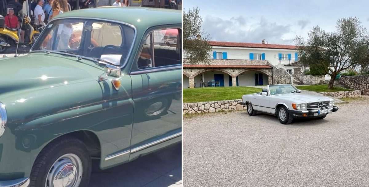 Mercedes oldtimer / Foto: Fenix (ustupljeno restoran Marić Gaj)