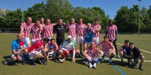 POBJEDA NAKON 6 KOLA: Croatia Frankfurt u derbiju začelja s 2:1 savladala Viktoria Preußen, Croatia II trećom uzastopnom pobjedom izbila na vrh ljestvice Druga momčad Croatije Frankfurt / Foto: Fenix (Daniel Pleša)