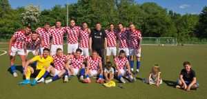 POBJEDA NAKON 6 KOLA: Croatia Frankfurt u derbiju začelja s 2:1 savladala Viktoria Preußen, Croatia II trećom uzastopnom pobjedom izbila na vrh ljestvice Prva momčad Croatije Frankfurt / Foto: Fenix (Daniel Pleša)