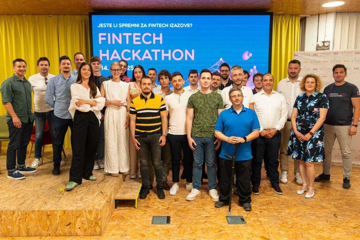 Sudionici bankarskog Fintech Hackathona / Foto: Fenix (HPB)