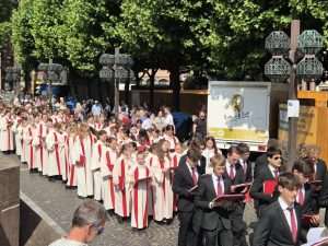 HRVATI S NIJEMCIMA NA BLAGDAN TIJELOVA: Blagdan Tijelova u Mainzu se slavi od davne 1283. godine Tijelovo u Mainzu / Foto: Fenix (MD)