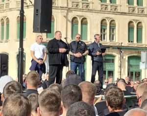 Torcidin prosvjed na splitskoj Rivi / Foto: Fenix (SIM)