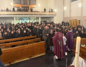 Posljednji ispraćaj pok. fra Ivana Kovačevića u Hanauu / Foto: Fenix (KM)