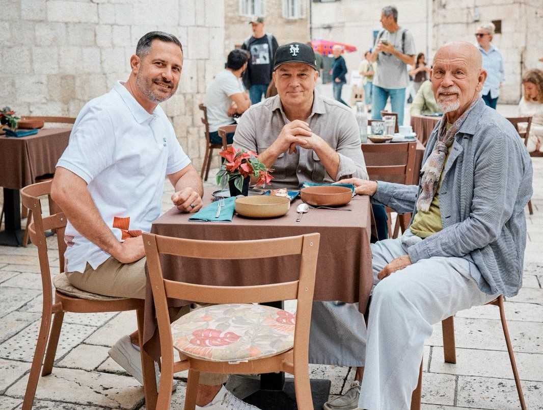 Tonči Glavina, Pete Radovich, John Malkovich / Foto: HTZ