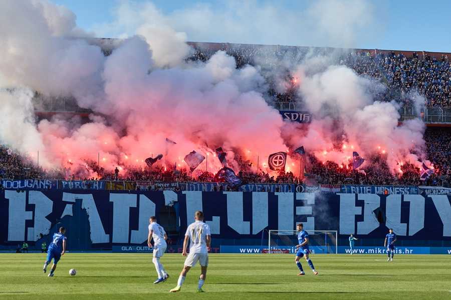 Detalj s utakmice Dinamo - Hajduk / Foto: Hina