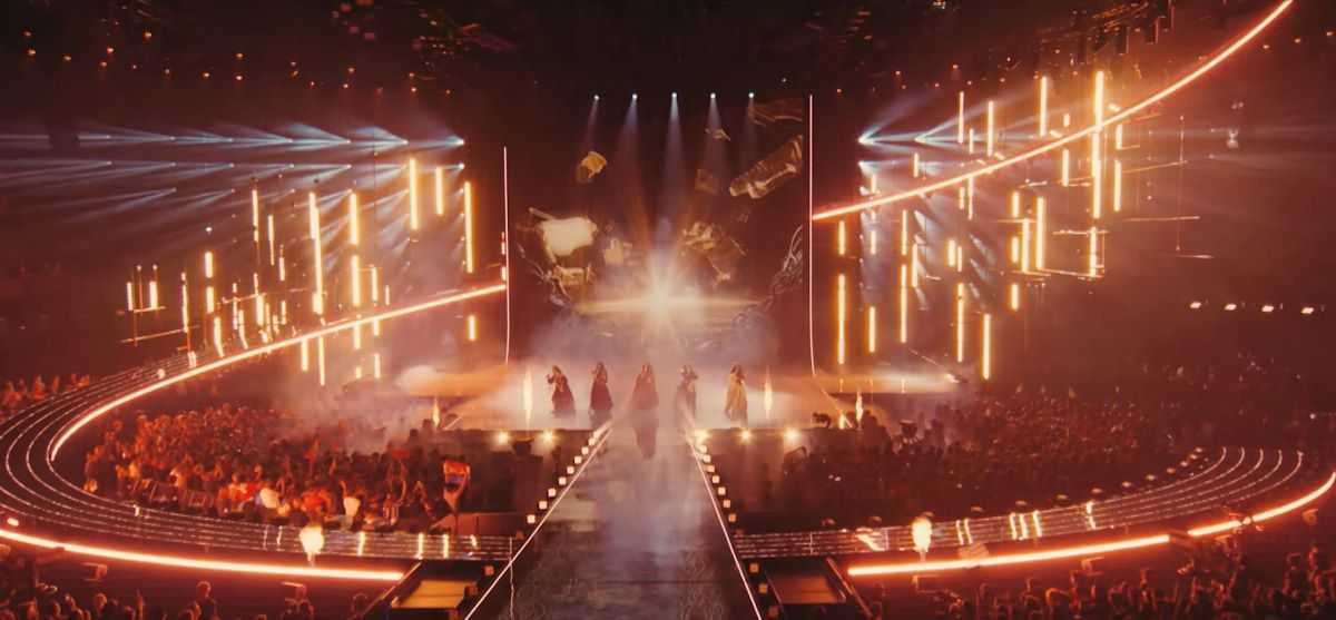 Nastup hrvatskih predstavnica Lelek na Euroviziji / Foto: Fenix PR)