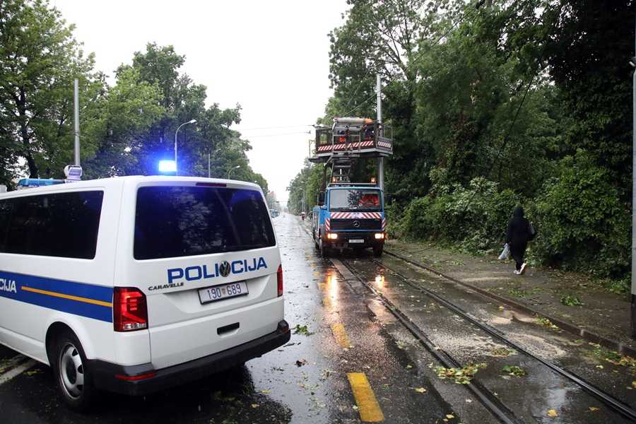 Nevrijeme u Zagrebu / Foto: Hina