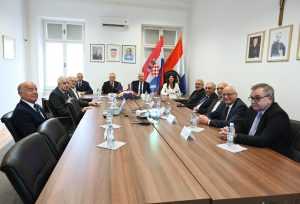 Sastanak predstavnika HNS-a i HGZ- a u Zagrebu / Foto: HNS BiH