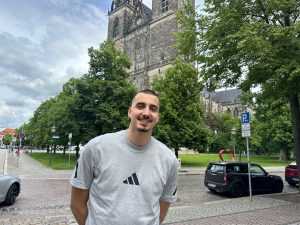 NEOČEKIVANI SUSRET U MAGDEBURGU: Matej Mandić pun optimizma pred Final Four u Kölnu NEOČEKIVANI SUSRET U MAGDEBURGU: Matej Mandić pun optimizma pred Final Four u Kölnu