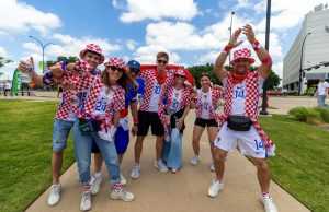 Hrvatski navijači u Dallasu / Foto: Hina